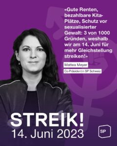 Mattea Meyer zum feministischen Streik 2023
