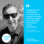 Silvan Brügger wählt Jolanda Bienz.