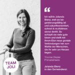 Yvonne Dissler wählt Jolanda Bienz
